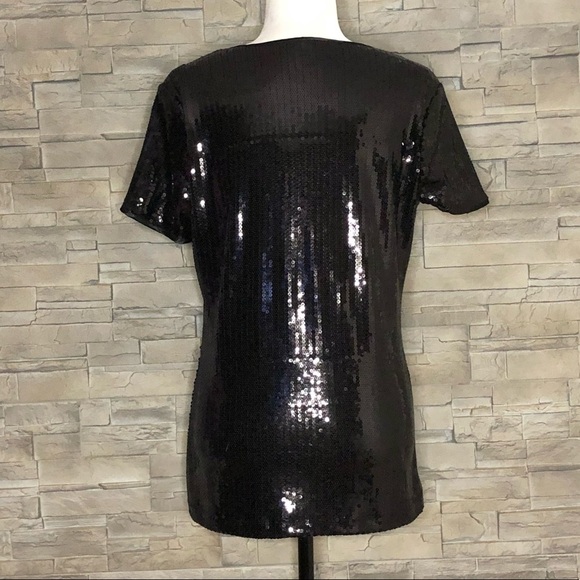 DS Lab black sequinned top - Picture 4 of 6